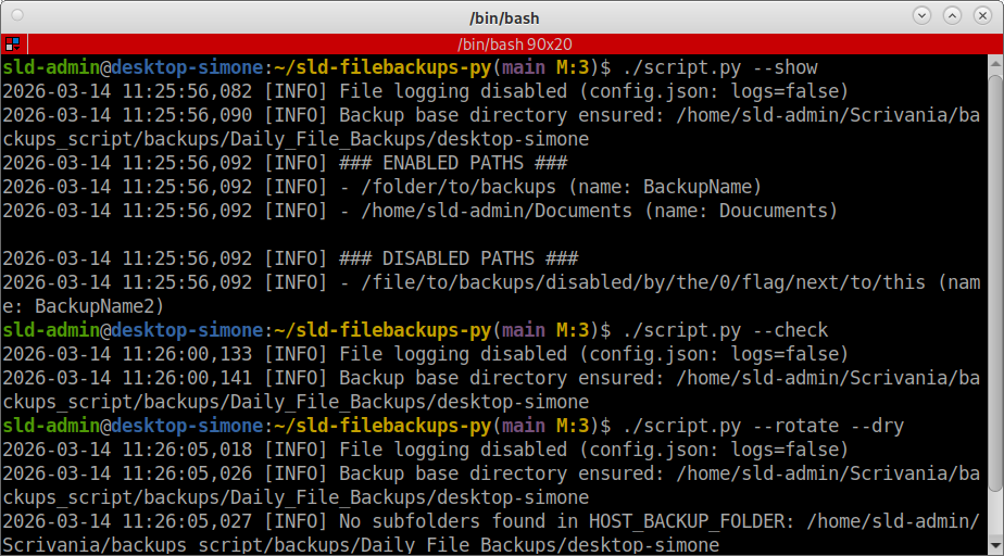 Usage of the sld-filebackups-py